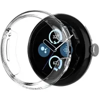Spigen Thin Fit crystal clear - Google Pixel Watc, Montre connectée : accessoires, Transparent