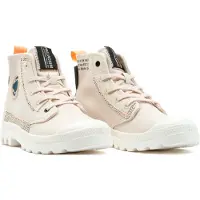 Palladium Pampa Underlayer Veterschoenen Hoog - Beige - Maat 37