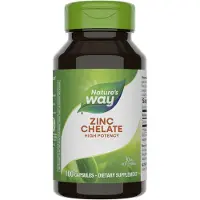 Nature'S Way , Zinc Chélaté, 30 mg, 100 Gélules