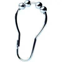 RIDDER Anneaux pour rideaux Système coulissant 12 pcs.