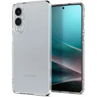 Spigen Coque Liquid Crystal pour Samsung Galaxy S25 Edge - Crystal Clear