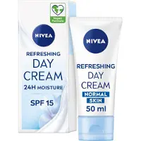 Nivea Refreshing Day Care - Normal Skin (Tube) (50 ml, Crème de jour, SPF 15)