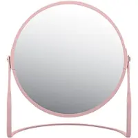 Spirella miroir de maquillage miroir cosmétique salle de bain "Akira" grossissement 5x - rose mat