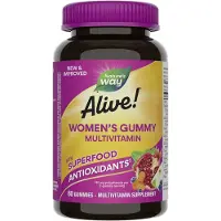 Nature'S Way , Alive! Multivitamine Gélifiée pour Femmes, Baies Mixtes, 60 Bonbons Gélifiés