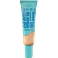 Rimmel Kind & Free Glow It Up Fond de teint hydratant pour peaux sensibles, sèches et normales 30 ml 010 Rose Ivory