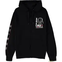Difuzed Hommes, Pull-over, STAR WARS - Dark Vader - Hoodie Zipper Homme (S), Noir, (S)