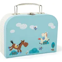 Small Foot Goûter dans la valise, Lunch box, Bleu