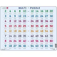 Larsen Puzzle Apprendre à compter - Tables, 80 pièces.