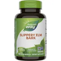 Nature'S Way , Slippery Elm Bark, 1600 mg, 100 gélules végétaliennes (400 mg par gélule)
