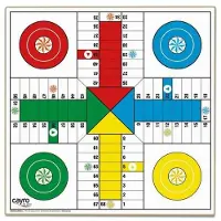 Cayro Planche de parcheesi, échecs et dames bois de