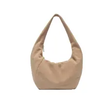 Liebeskind berlin Femmes, Sac à main, Hobo Bag FARRAH, Beige, Marron
