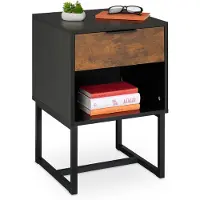 Relaxdays Table-de-chevet (40 x 41.50 x 60.50 cm)