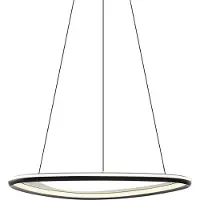 QAZQA Suspension design noire à intensité variable en 3 étapes - Organico