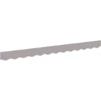 vidaXL , jupe de protection pour marquise, gris clair, 230 x 20 cm, polyester