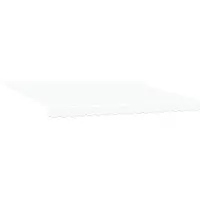 vidaXL , store enroulable blanc, 400 x 300 cm, polyester et métal