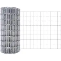 vidaXL Clôture Euro 0,4 x 10 m fer revêtu de PVC