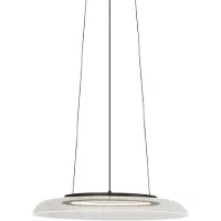QAZQA Suspension design noire et transparente à 3 niveaux de gradation - Scacrylic