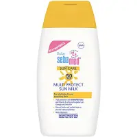 Sebamed Sun Care Baby Multi Protect Sun Milk lait protecteur solaire pour enfant SPF 50+ sans parfum 200 ml