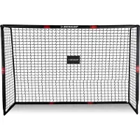 Dunlop Cage de Football pour Enfants - pour Jardin- montage facile - Filet de Football - noir/rouge 240 x 160 x 85 CM - métal