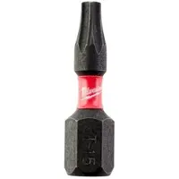 Milwaukee Embout TX15 SHW 25 mm - Lot de 2 - 4932430872