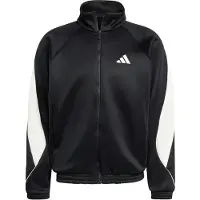 Adidas Veste de survêtement 'Stadium' noir / blanc