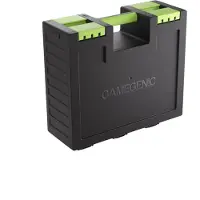 GameGenic Boîte de rangement noire/verte pour cartes et accessoires, de la marque Game Castle