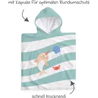 Miniland Poncho Vert Enfants