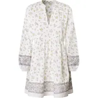 Pepe Jeans pour femme. PL953758 Robe Lia blanche (S), Casuel, Coton, Manche longue