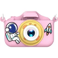 Avizar , appareil photo numérique pour enfants avec double objectif Astro qualité HD, rose