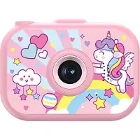 Avizar , appareil photo pour enfants avec trépied Flexy ultra-résistant, rose