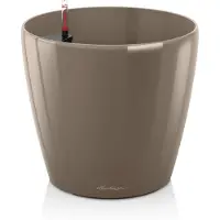 Lechuza Jardinière Classico 43 LS ALL-IN-ONE Taupe brillant 16085
