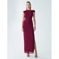 BWLDR Robe de soirée 'Freya' bourgogne