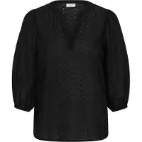 KAFFE CURVE Chemisier 'Maia' noir