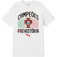 Puma Portugal 24/25 Winner Short Sleeve T-shirt Blanc M
