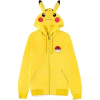 Pokémon Hommes, Pull-over, Pokémon - Pikachu Novelty Hoodie - M, Jaune, (M)