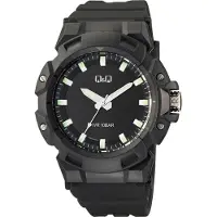 Q&Q Montre pour homme, en plastique, étanche jusqu'à 10 ATM