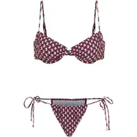 LASCANA Bikini écru / bleu marine / bordeaux