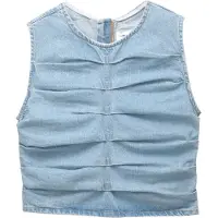 Pull&Bear Haut bleu denim