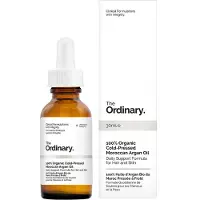The Ordinary. L'huile d'argan marocaine 100% ordinaire 100% biologique Traitement nourrissant et hydratant pour la peau et les cheveux 1 fl oz