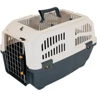 Martin sellier Caisse De Transport Pour Chien & Chat - Skudo Iata Gris (55cm X 36cm X 35cm)