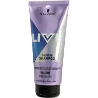 Schwarzkopf Shampooing Live Silver Shampooing Yellow Neutralizer Hair Shampooing 200ml