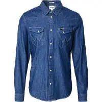 Wrangler Chemise Chemise Western Stone homme - Bleu - EU XL