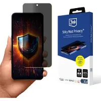 3MK Folia ochronna prywatyzujÄ ca matowa Silky Matt Privacy na Nothing CMF Phone 1 (1 pcs, Nothing CMF Phone 1), Téléphone portable : film de protection, Gris, Transparent