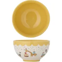 Bloomingville Mini Ensemble de 6 bols jaunes Celebrate