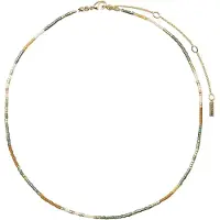 Pilgrim Chaîne 'Alison' jaune / or / émeraude / blanc perle