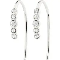 Pilgrim Boucles d'oreilles ' Jenni ' argent / transparent