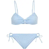 LASCANA Bikini bleu clair / blanc cassé