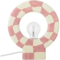 Bloomingville Lampe de table Vialini rose