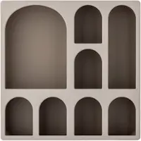 Bloomingville Armoire murale Graphia marron