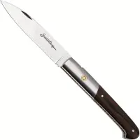 Laguiole En Aubrac Sauveterre Ziricote, Matt Stainless Bolster, Mosaic Pin, couteau de poche, 11 cm